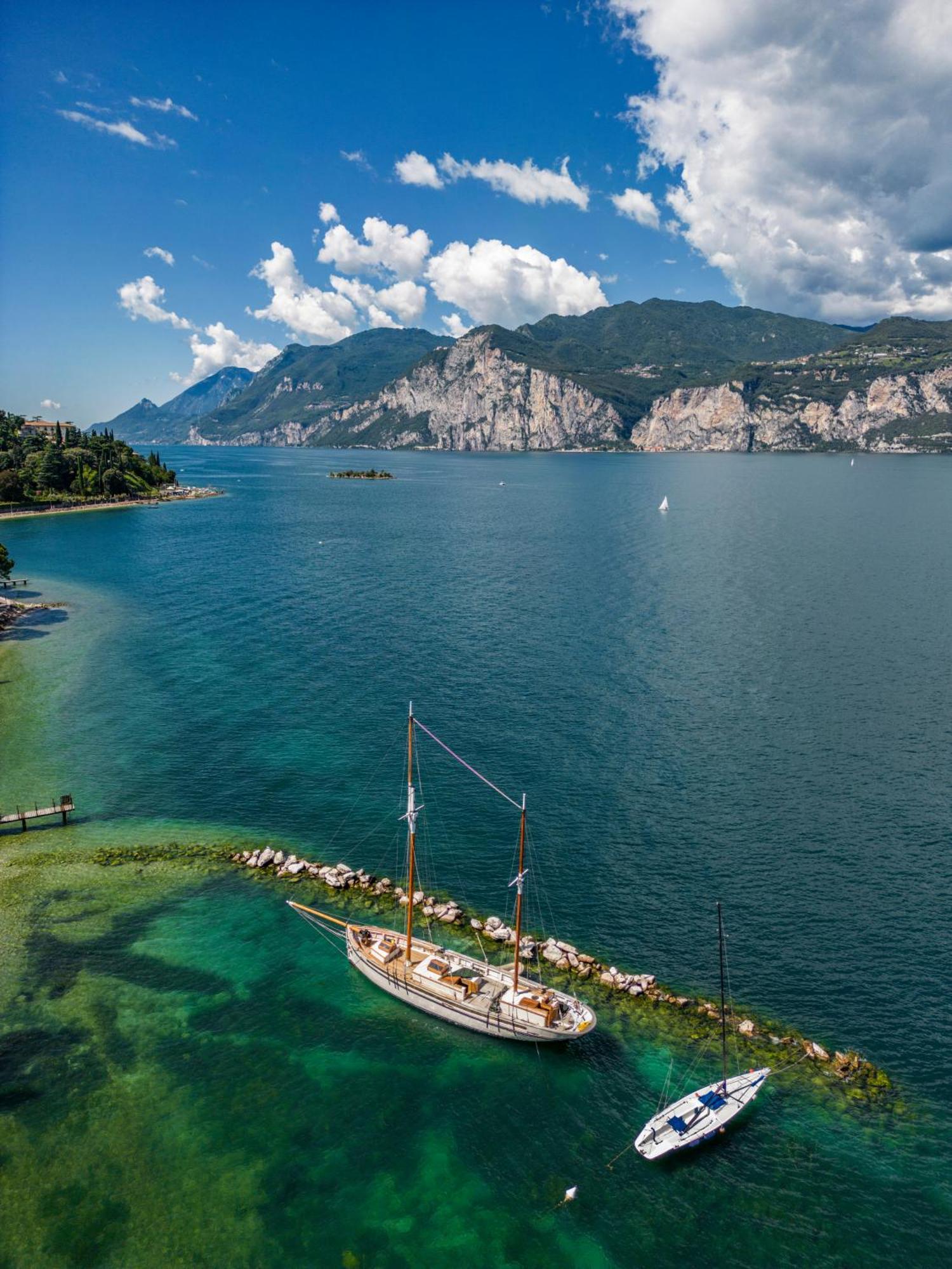 Gabbiano Hotel Malcesine Bagian luar foto