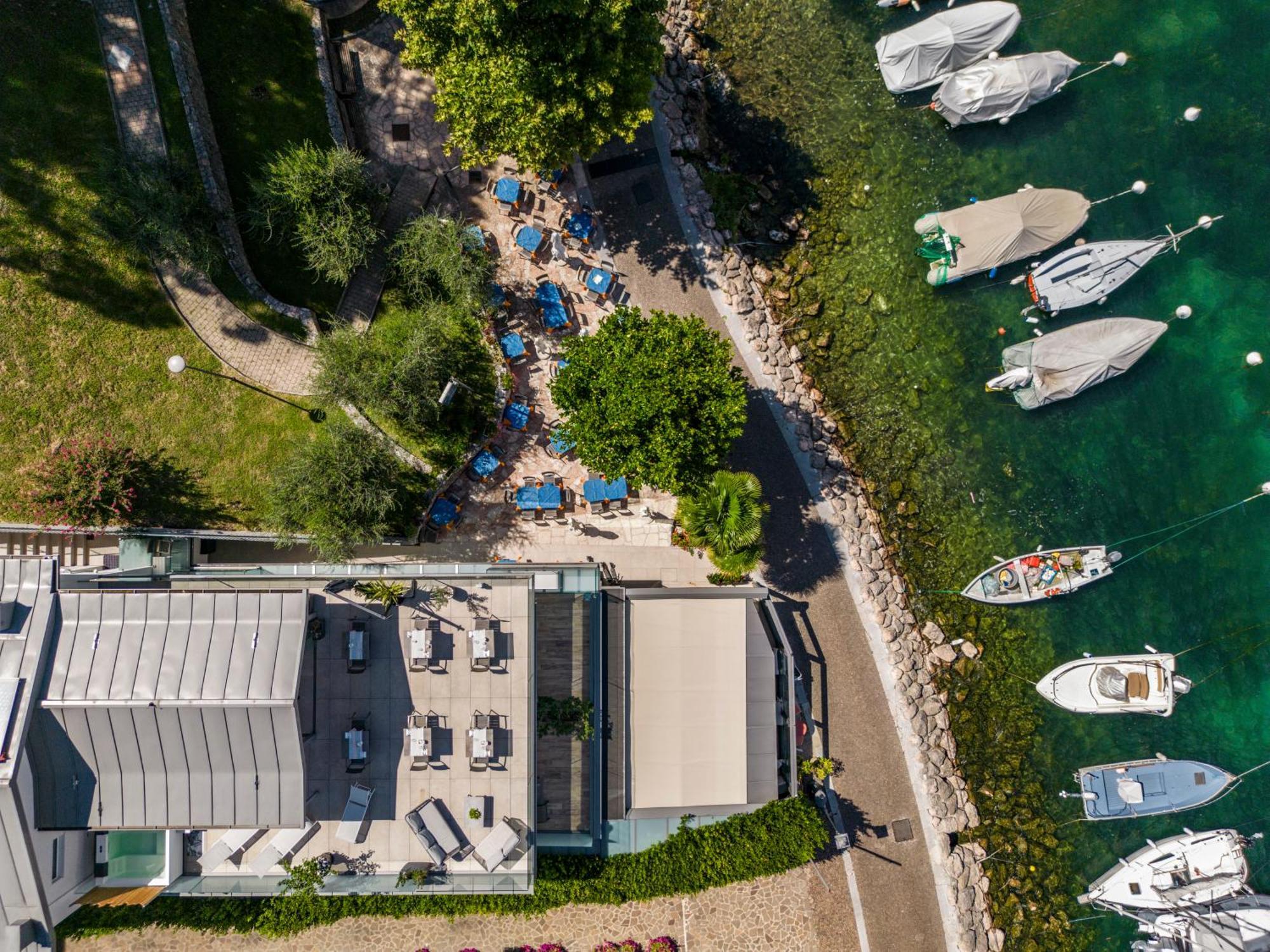 Gabbiano Hotel Malcesine Bagian luar foto