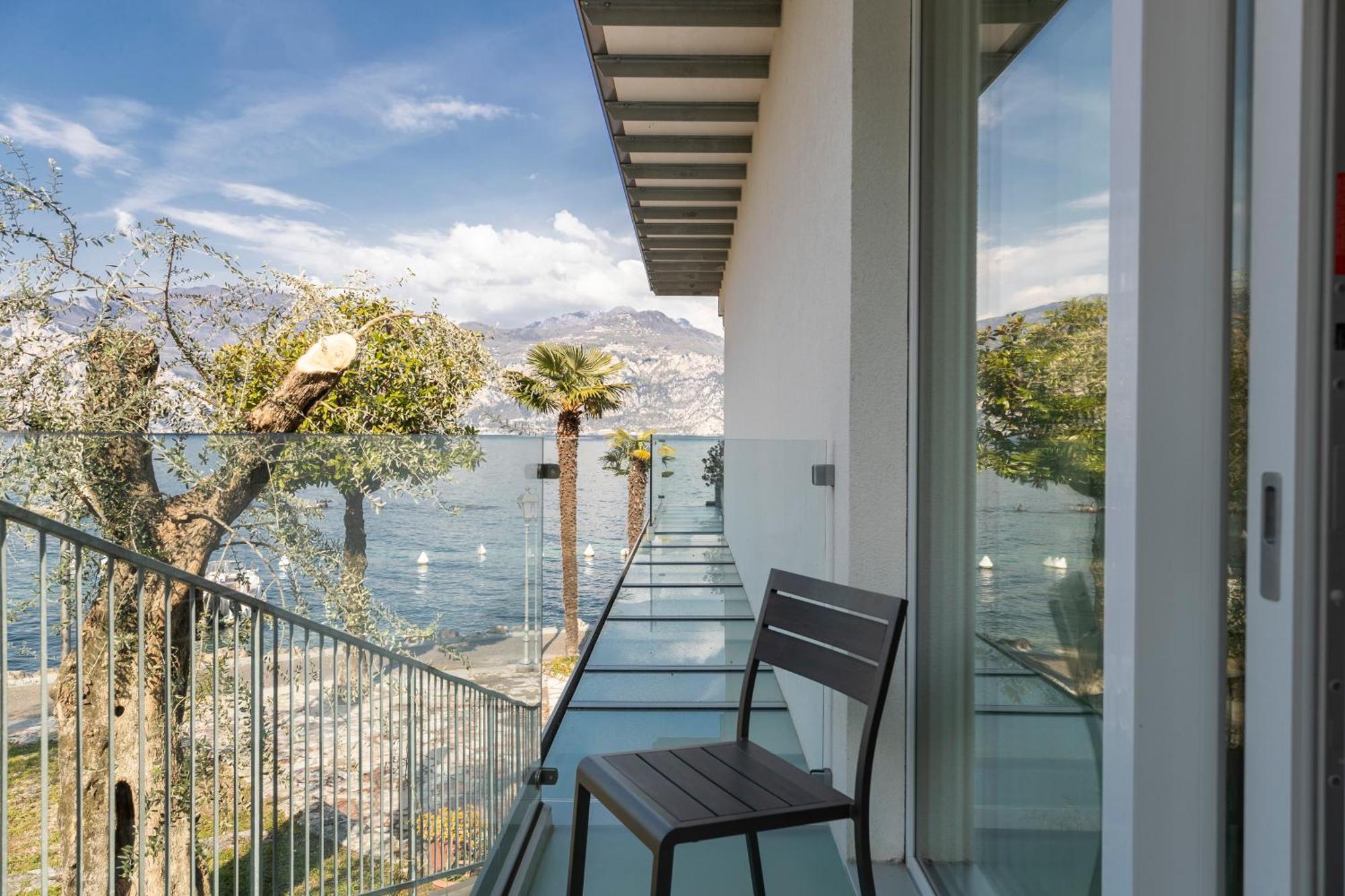 Gabbiano Hotel Malcesine Bagian luar foto